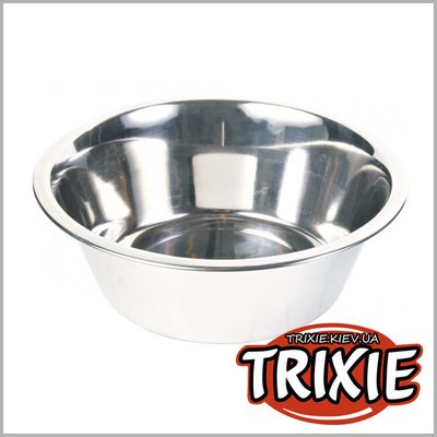 Миска для собак TRIXIE металл 2.8 л/ 24см TX-24844 фото